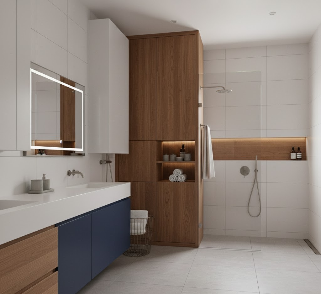 Compact badkamer project